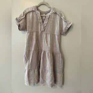 Zenana mineral wash double gauze dress S/M